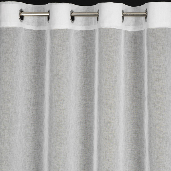 Zavjesa 140x250 ukrašena vezom pampas trave u boho stilu Abbie