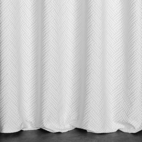 Zavjesa 140x250 od mat baršuna s jacquard geometrijskim uzorkom Isla