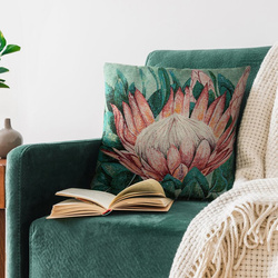 Jacquard jastučnica GOBELIN s motivom egzotične biljke 45x45