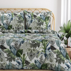 Pamučni set posteljine 140x200 cm s botaničkim uzorkom