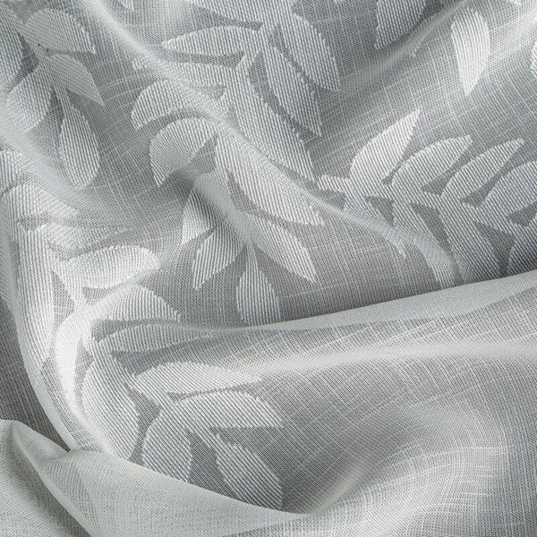 Zavjesa s ukrasnom trakom od jacquard listova u gornjem dijelu 140x250 Anet
