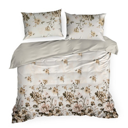 Posteljina 140x200 cm od pamučnog satena s cvjetnim uzorkom SPRING