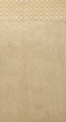 Baršunasta zavjesa s ukrasnom trakom i svijetlozlatnim geometrijskim printom na gornjem dijelu 140x250 Elen