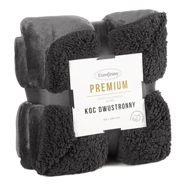 Dvostrana dekica izrađena od čarobno mekane bukle i nježnog flisa 170x210 Tedy