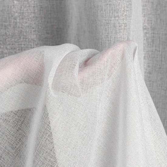 LENA zavjesa od glatkog etamina s efektom srebrnastog sjaja 350x250 cm Lena