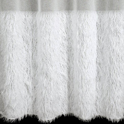 Zavjesa 140x250 od gaze ukrašena moher koncem MARGARET 2 