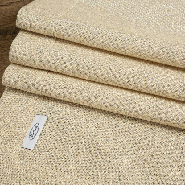 Trkač za stol zlatni s ukrasnim rubom i zlatnim koncem 40x140 Stella 1